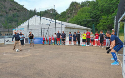Eröffnung Soccer Cage in Altenburg – Nutzungsspende ans Jugendbüro Altenahr